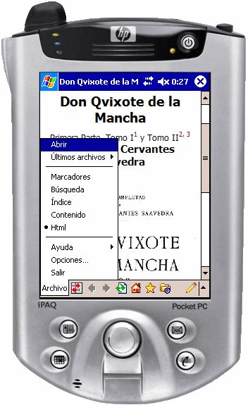 Muestra de microOLAP CHM eBook Reader